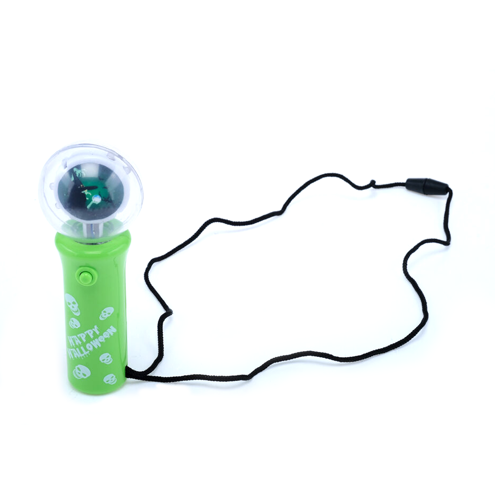 Halloween Assorted Toy Wand Led Spinner With Lanyard