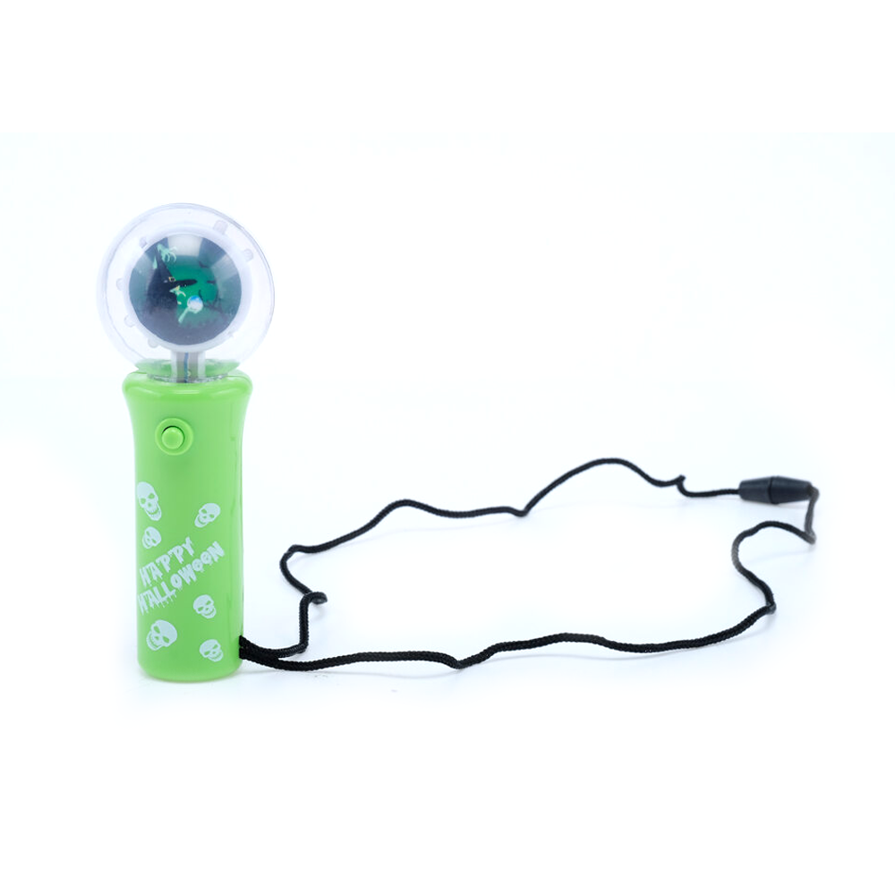 Halloween Assorted Toy Wand Led Spinner With Lanyard