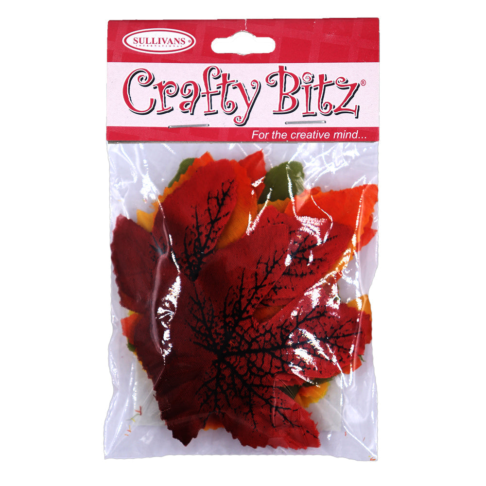 Crafty Bitz Autumn Leaves, Small- 25pk