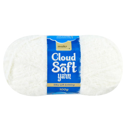 Makr Cloud Soft Crochet & Knitting Yarn - 100g Nylon Yarn