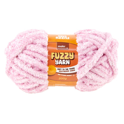 Makr Fuzzy Crochet & Knitting Yarn, 200g Polyester Yarn