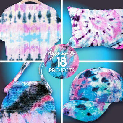 Just My Style Neon Midnight Tie Dye DIY Kit 8 Bottles