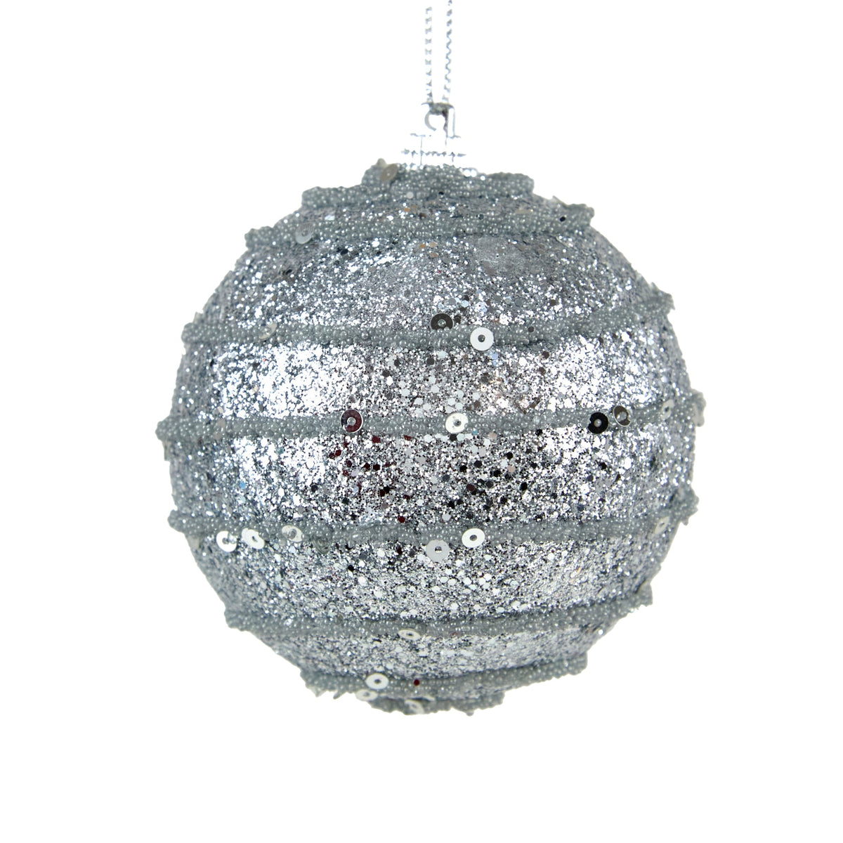 Christmas Bauble, Sequins #52- 8cm