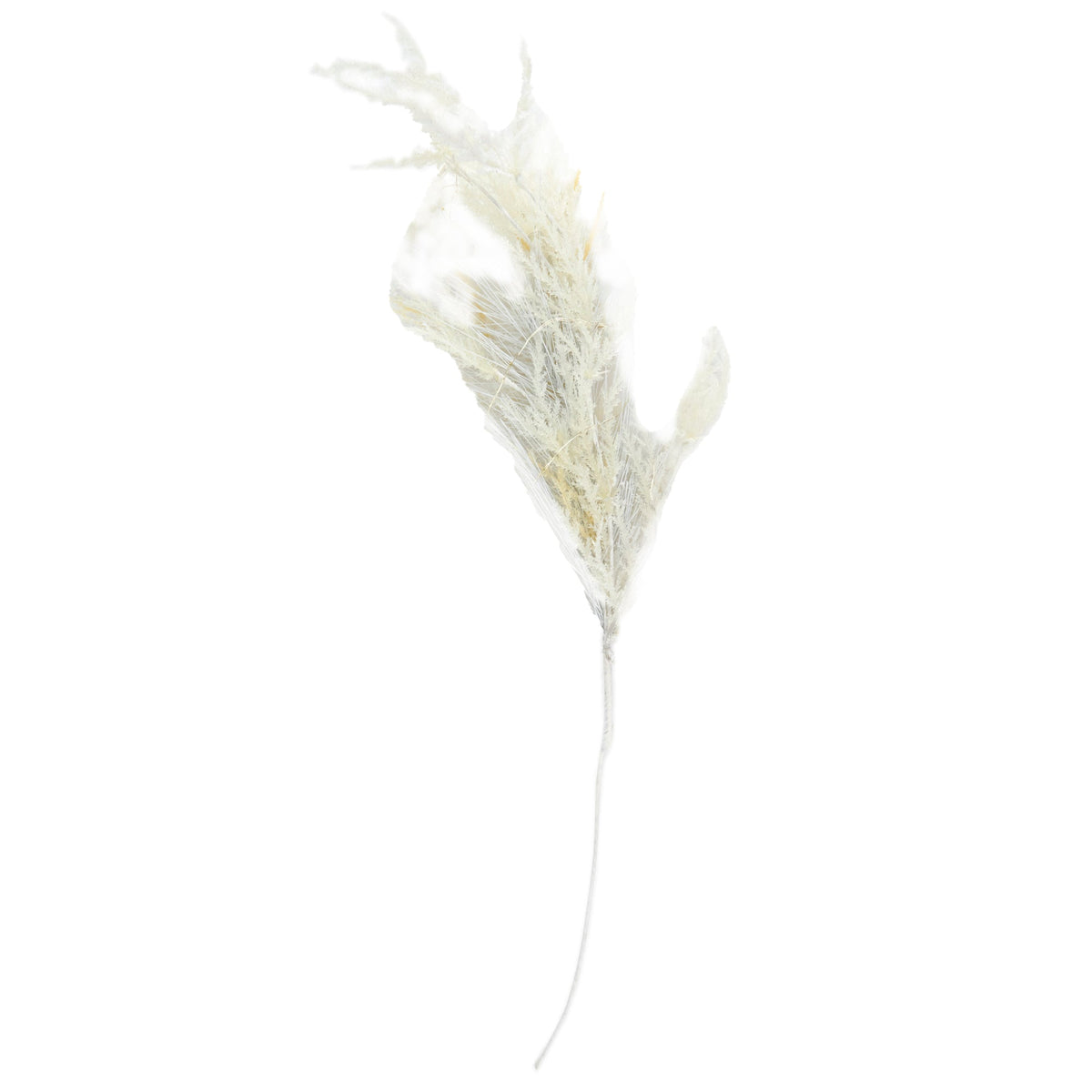 Christmas Light Up Astilbe Pick, White - 72cm