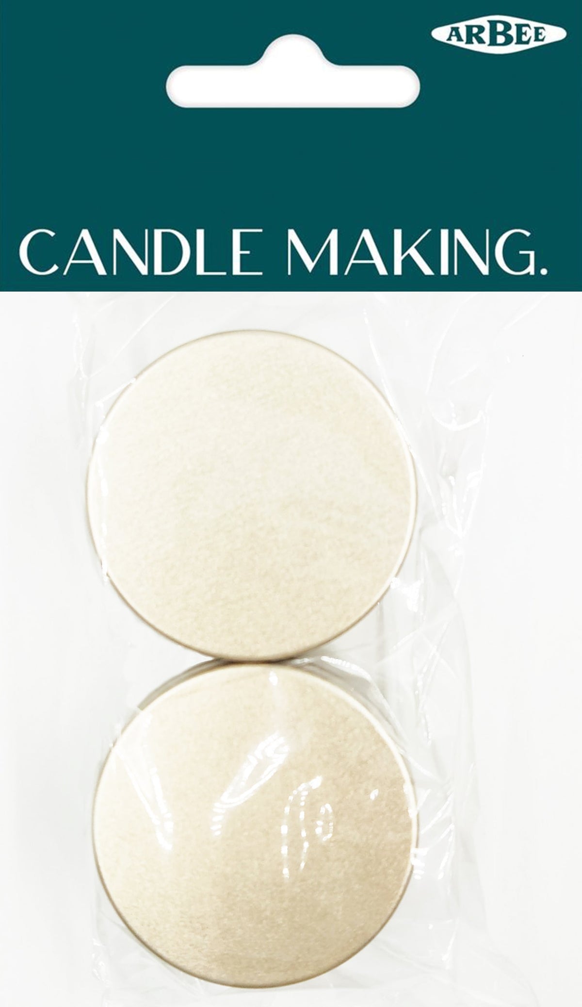 Arbee Candle Tin Round Matte, Gold