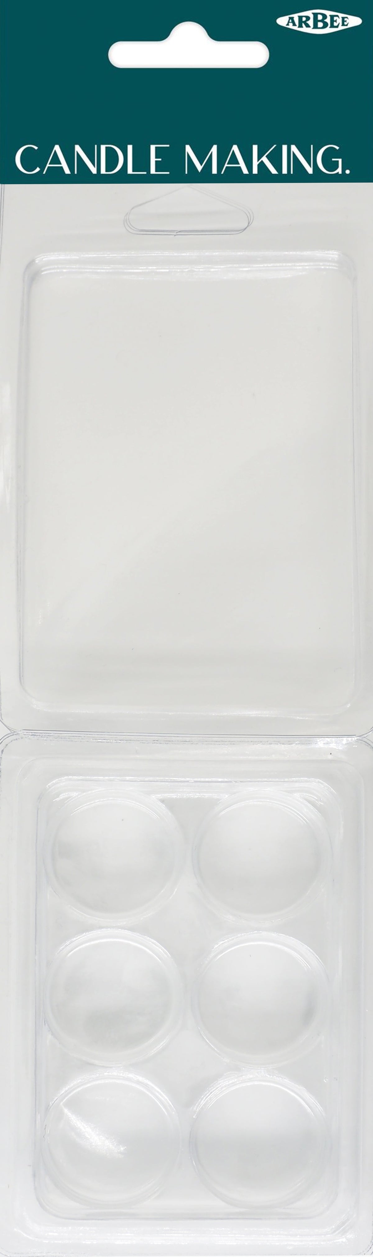 Arbee Wax Melt PVC Mould, Square- Clear