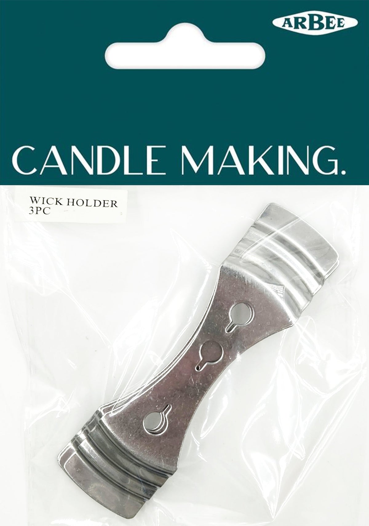 Arbee Candle Wick Holder, Silver