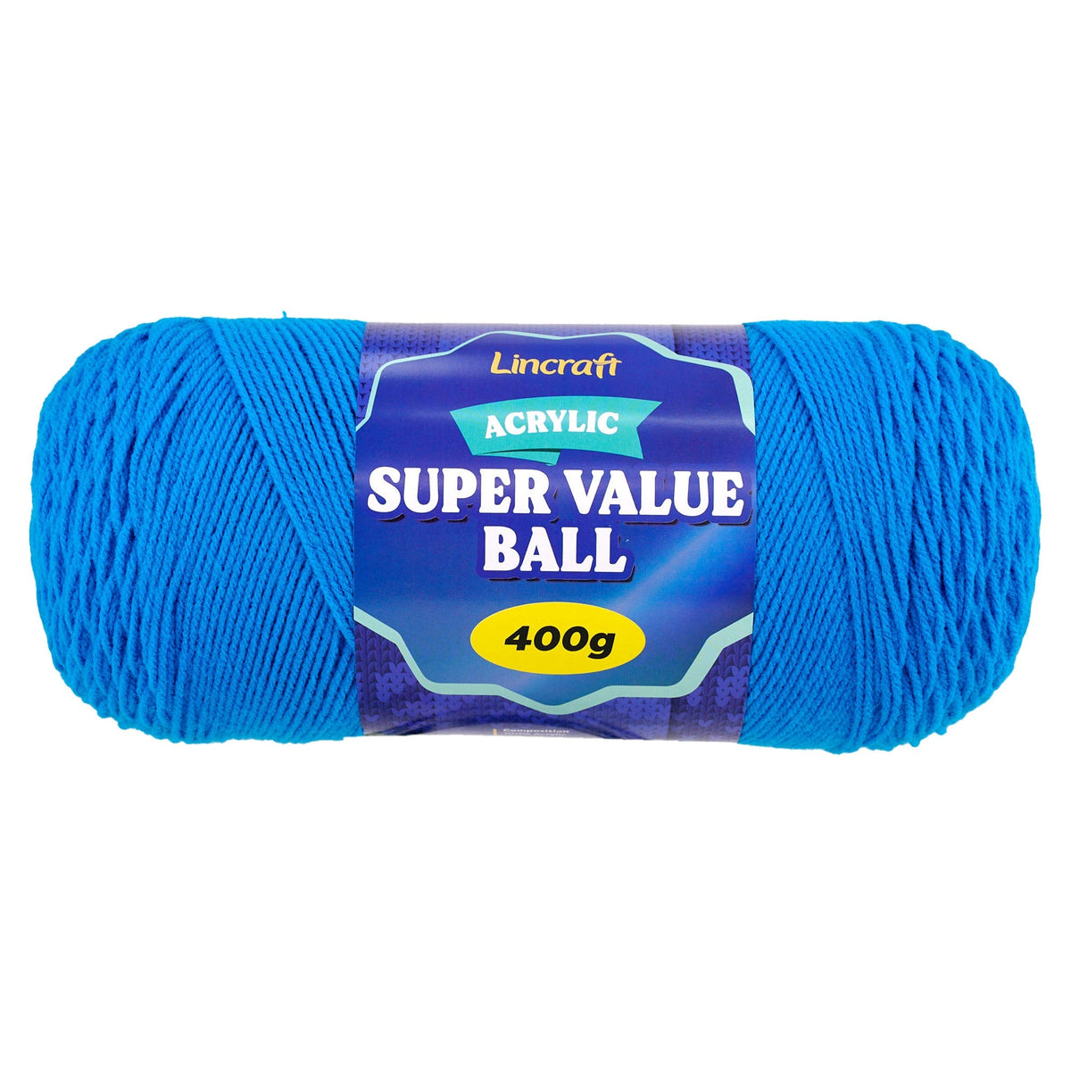 Acrylic Super Value Ball Crochet & Knitting Yarn, 400g Acrylic Yarn