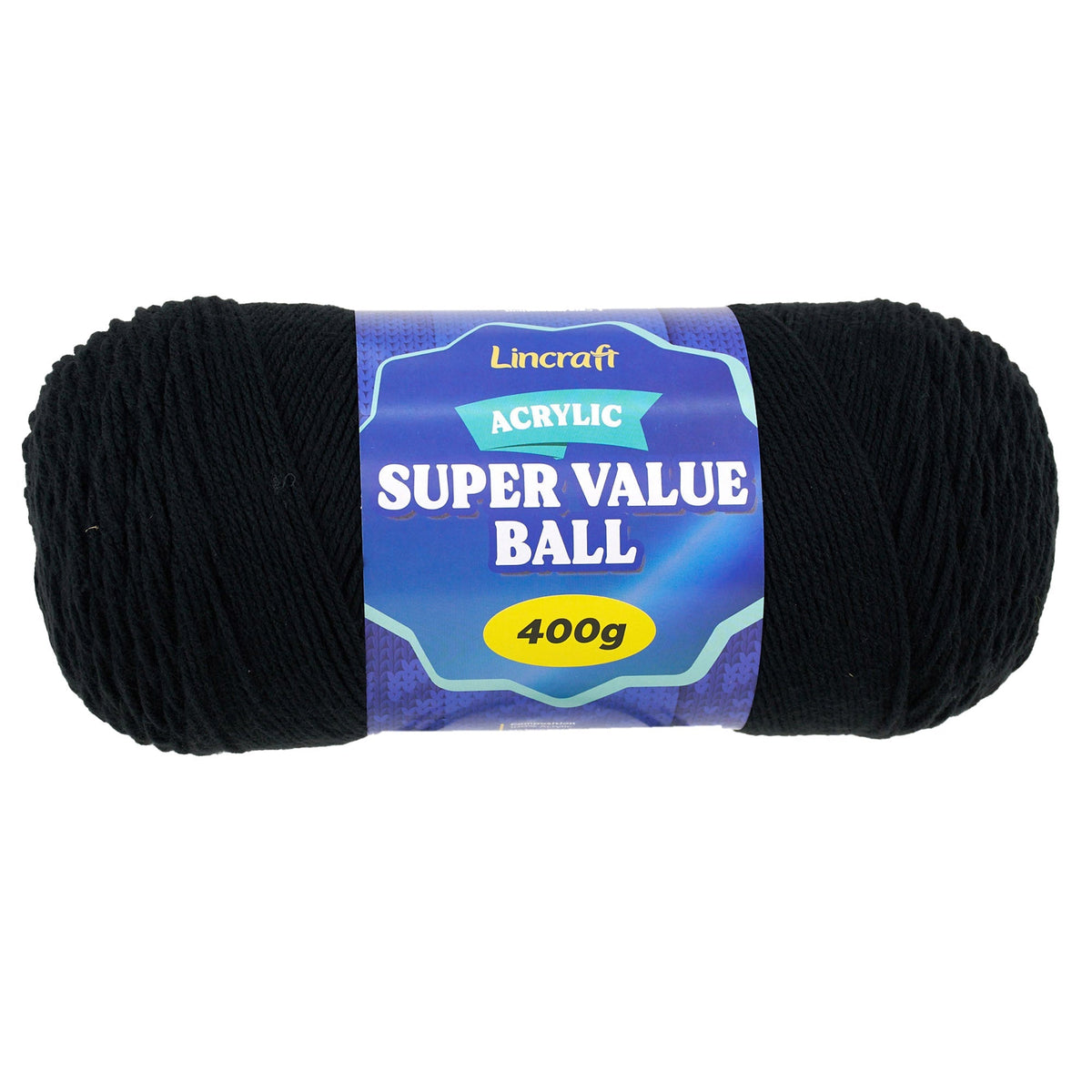 Acrylic Super Value Ball Crochet & Knitting Yarn, 400g Acrylic Yarn