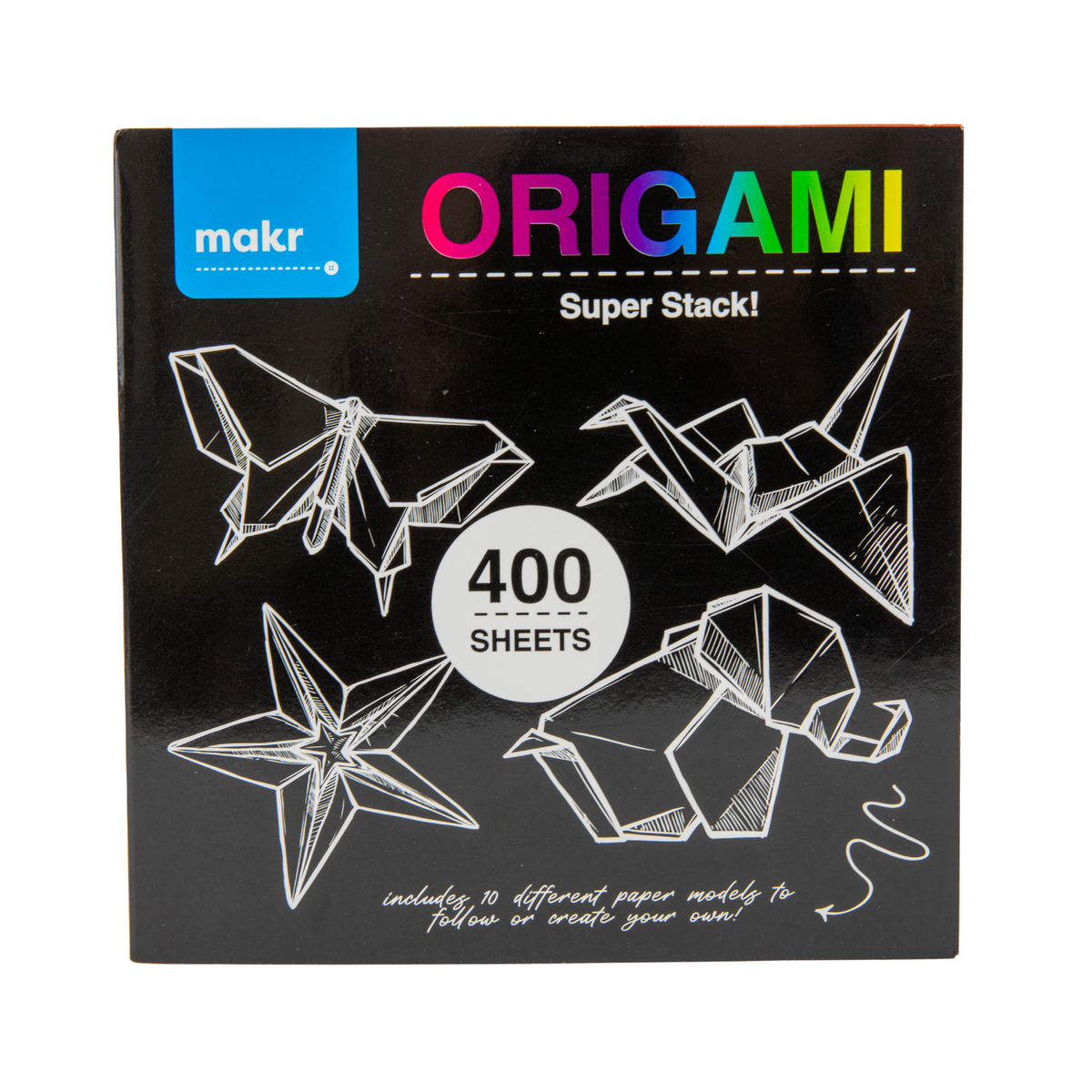 Origami Book 400 Sheets, 6x6 Inches