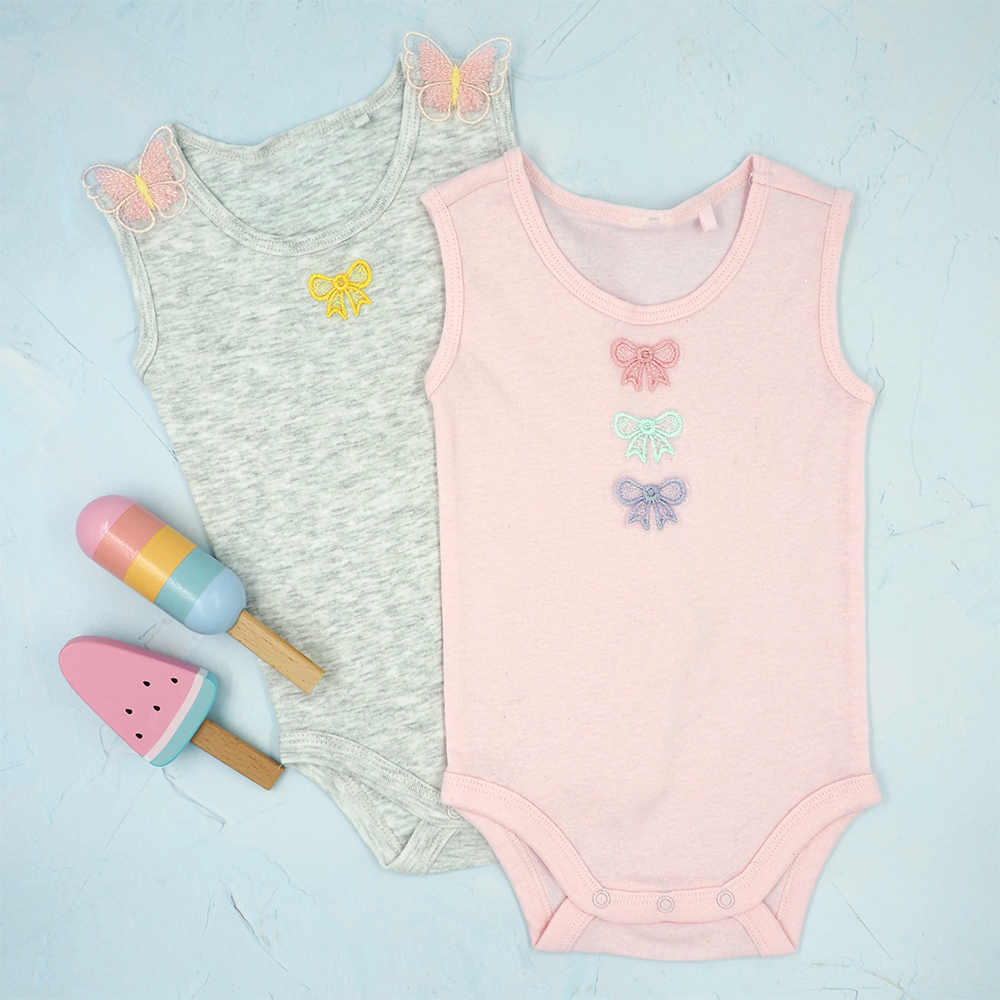 Arbee Crafty Patch, Soft Bows- 2pc