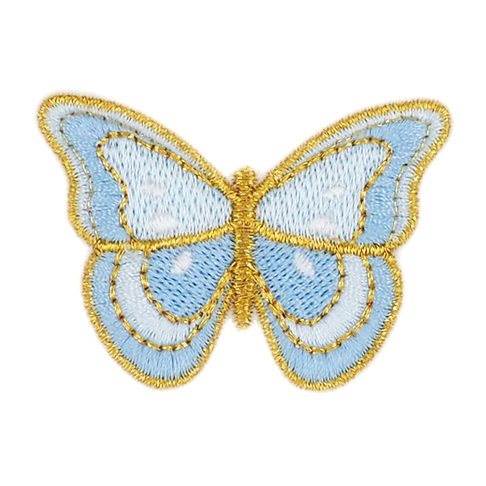 Arbee Crafty Patch, Blue Gold Butterfly- 1pc