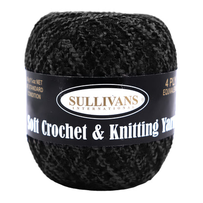 Soft Crochet & Knitting Yarn, 50g Polyester Yarn