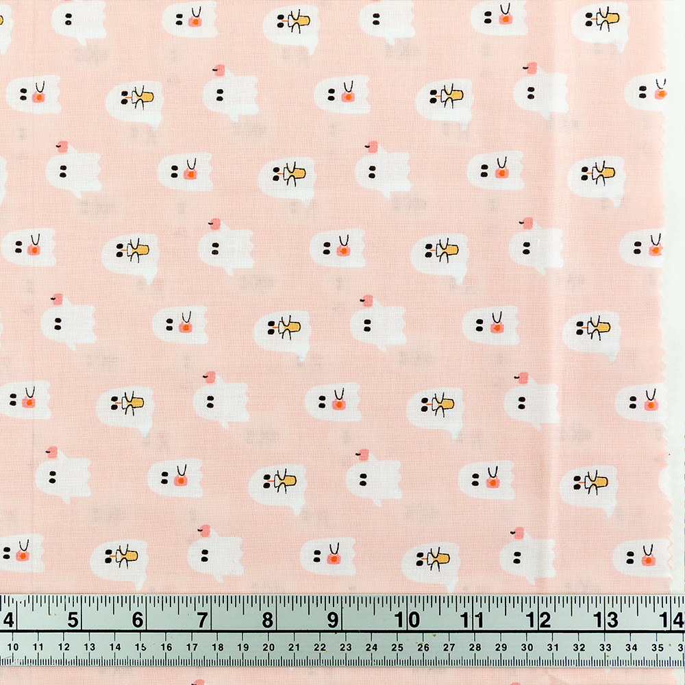 Print Craft & Quilting Fabric, Iced Coffee Ghosts- Width 112cm