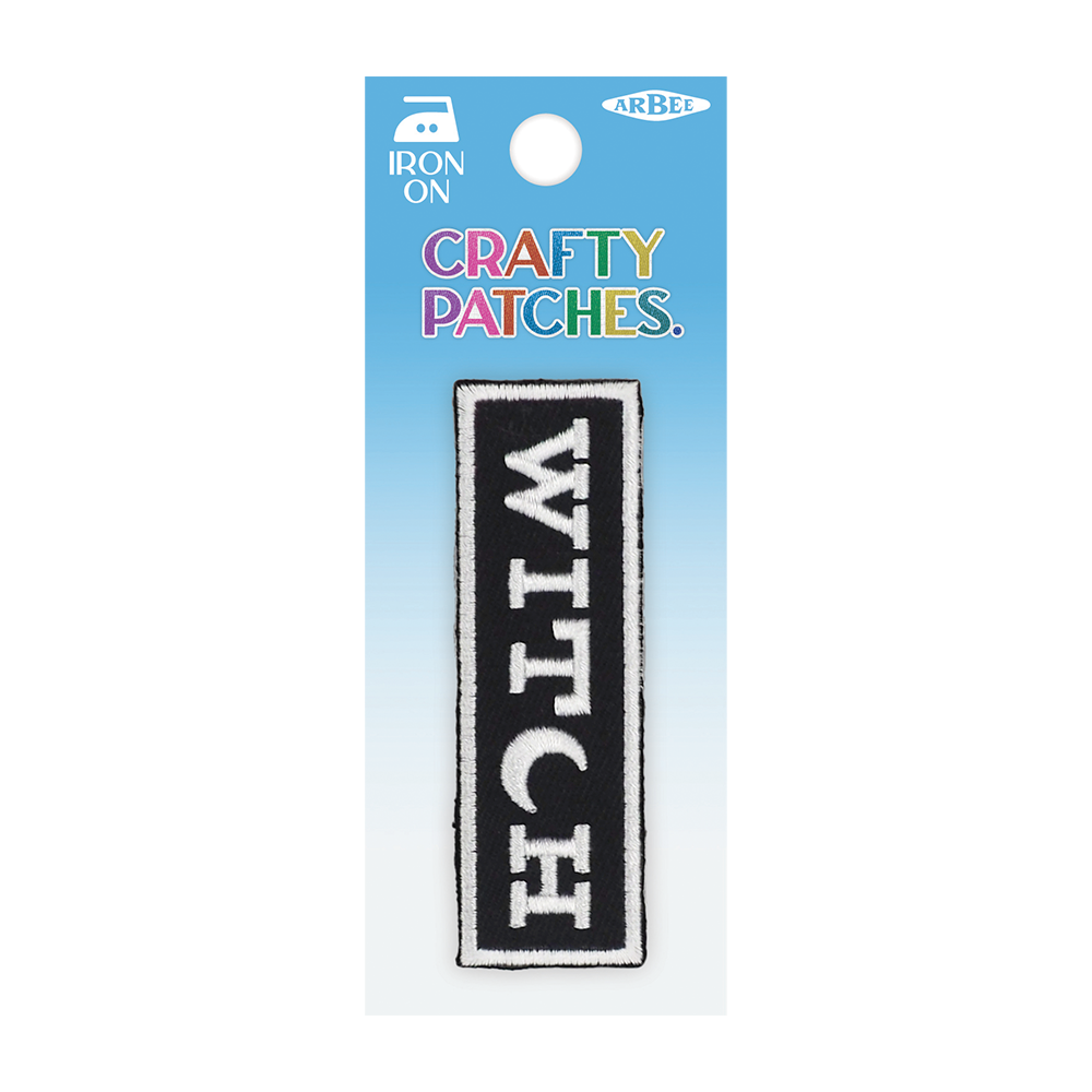 Arbee Crafty Patch, Witch- 1pc