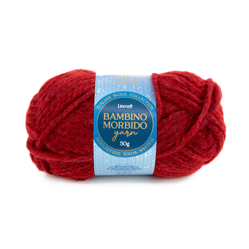 Bambino Morbido Crochet & Knitting Yarn, 50g  Wool Blend Yarn