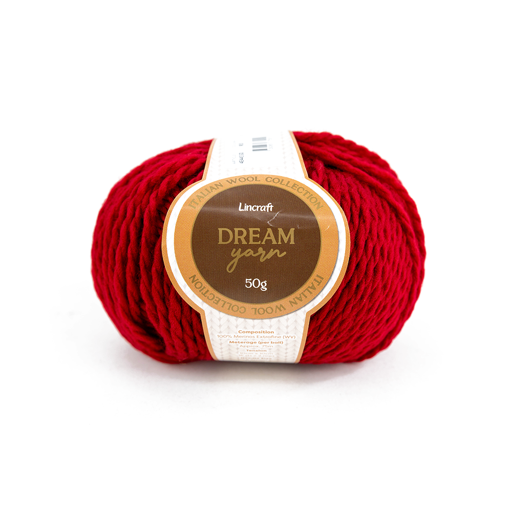 Dream Crochet & Knitting Yarn, 50g Merinos Yarn
