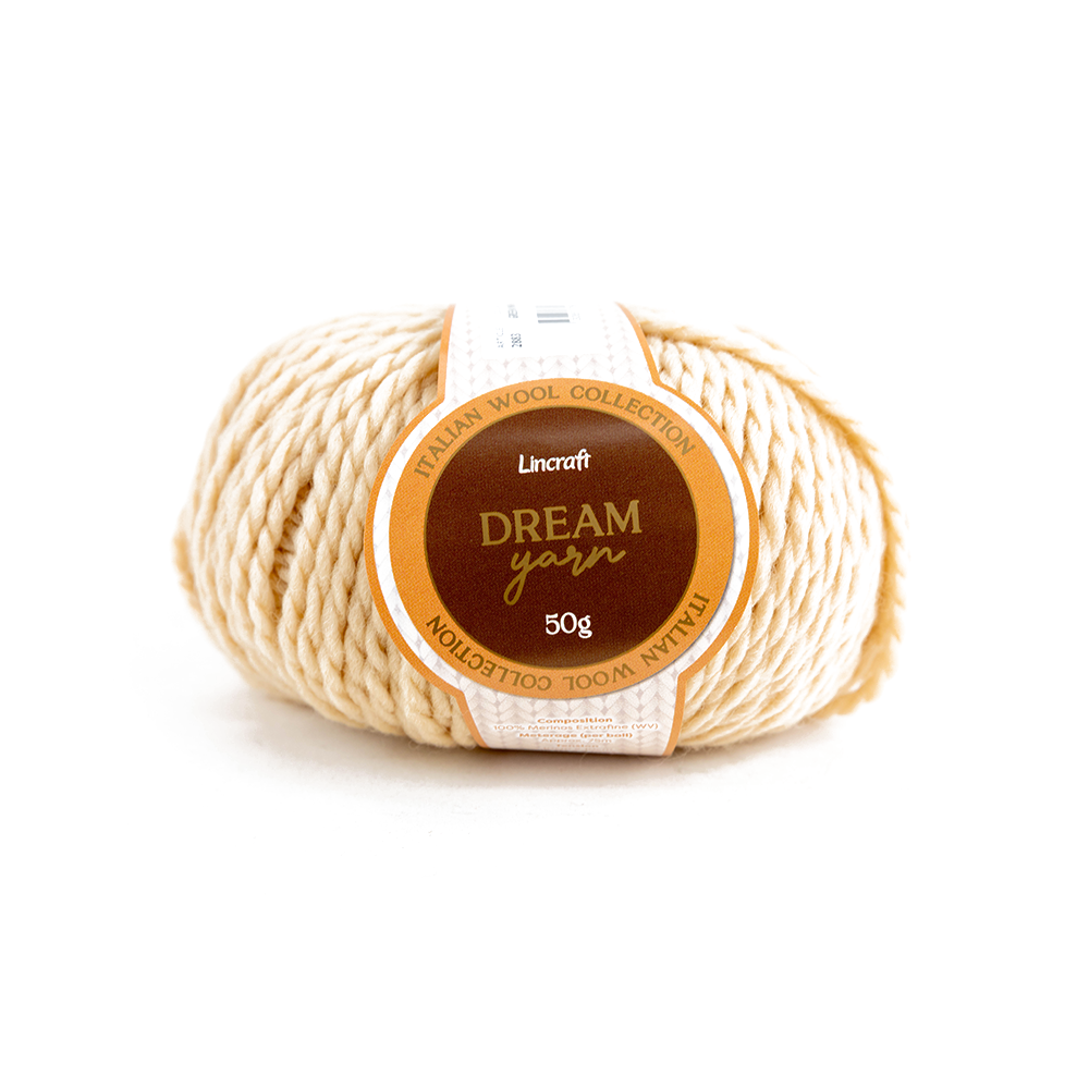 Dream Crochet & Knitting Yarn, 50g Merinos Yarn