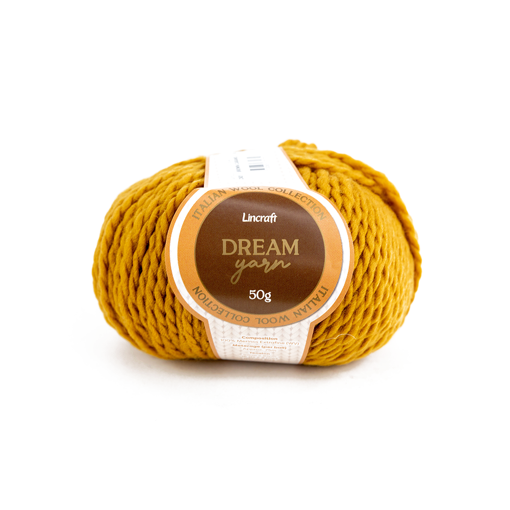 Dream Crochet & Knitting Yarn, 50g Merinos Yarn