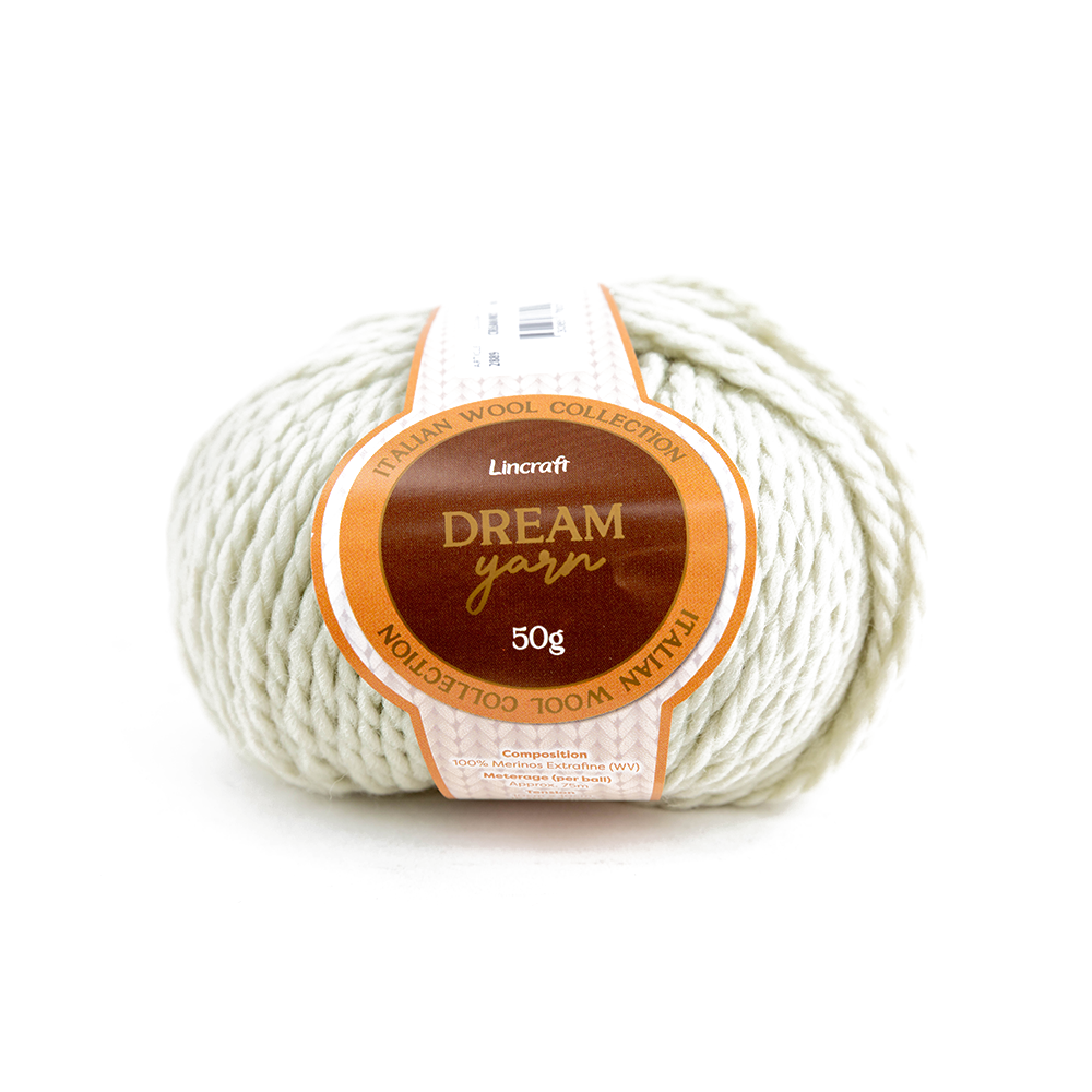 Dream Crochet & Knitting Yarn, 50g Merinos Yarn