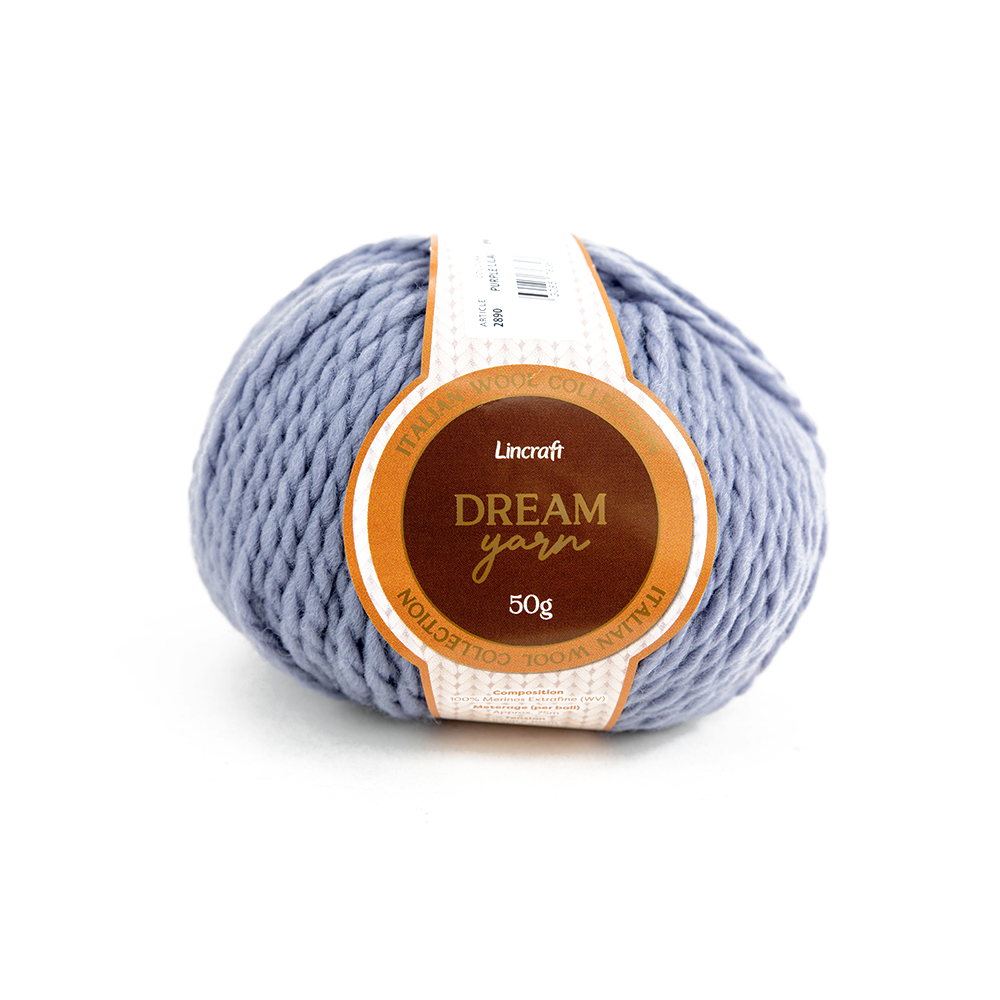 Dream Crochet & Knitting Yarn, 50g Merinos Yarn
