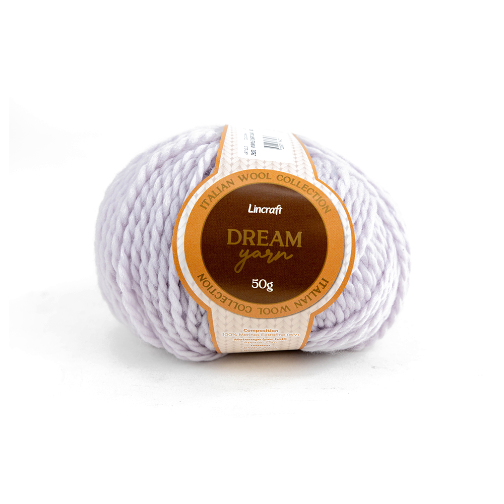 Dream Crochet & Knitting Yarn, 50g Merinos Yarn