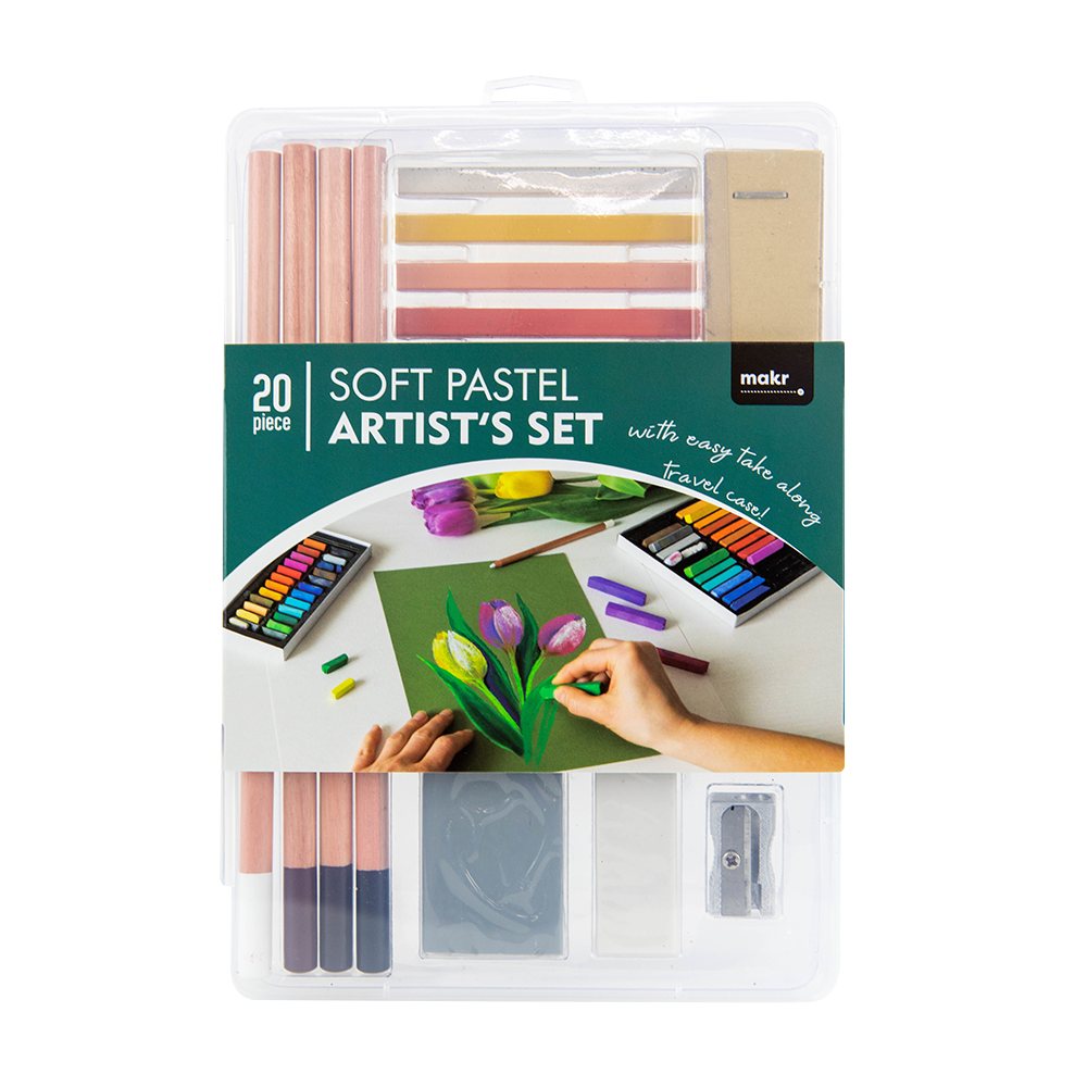 Makr Gift Box Pastel Art Set - 20pce