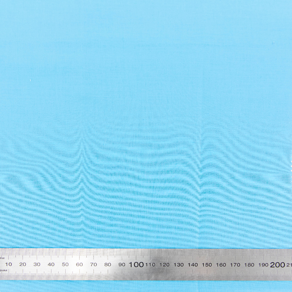 Plain Craft & Quiltng Fabric, Azure Blue- Width 112cm
