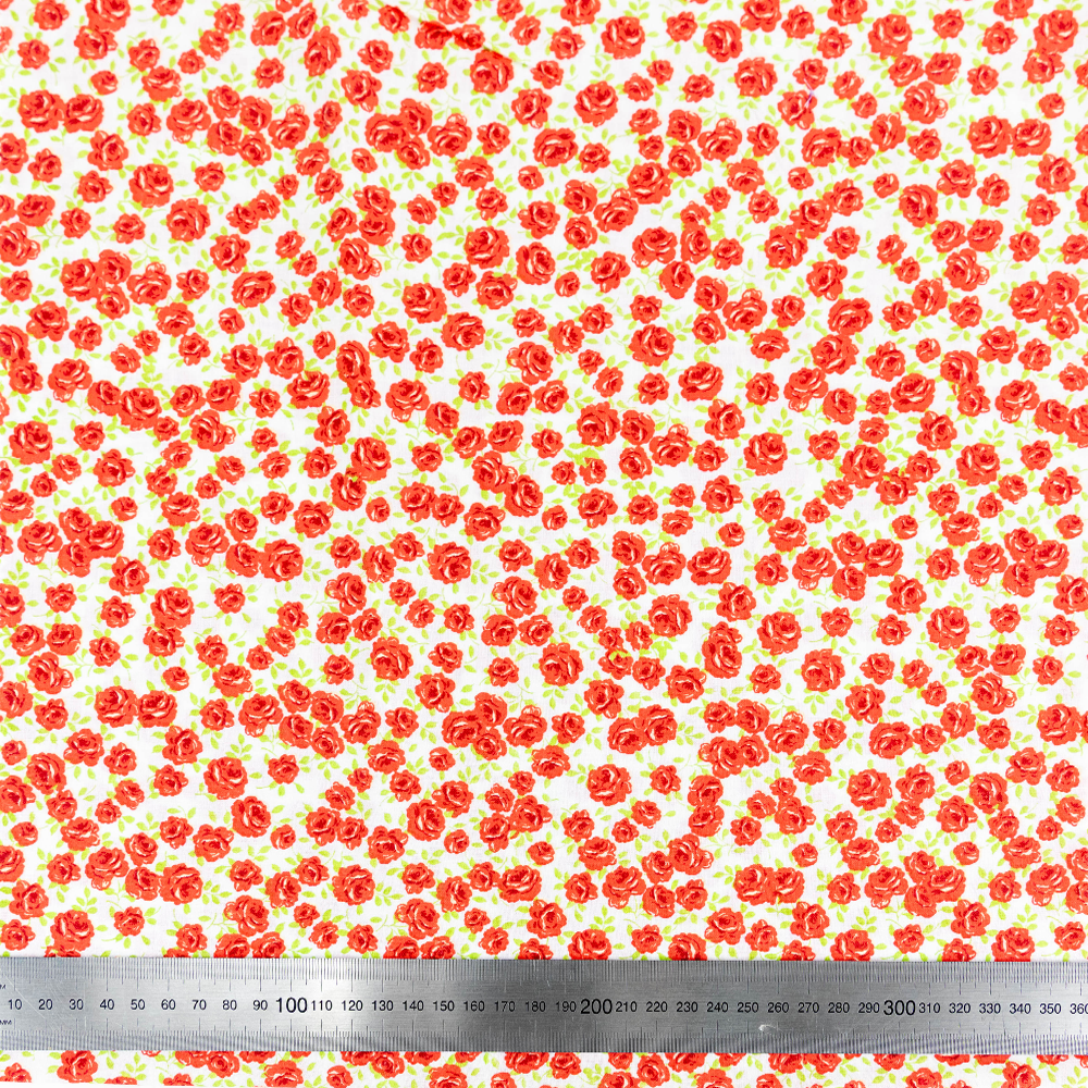 Print Craft & Quiltng Fabric, Little Rose-Width 110cm