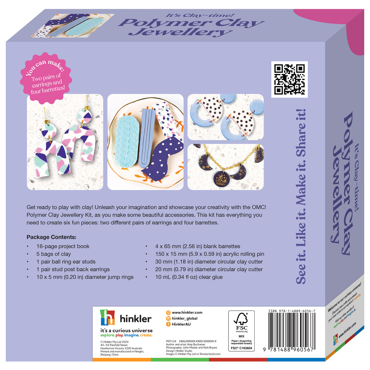 OMC! Polymer Clay Jewellery Kit