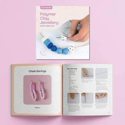Craft Maker Polymer Clay Jewellery Kit (2025 ed)