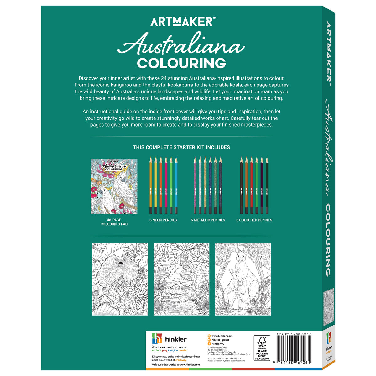 Art Maker Australiana Colouring