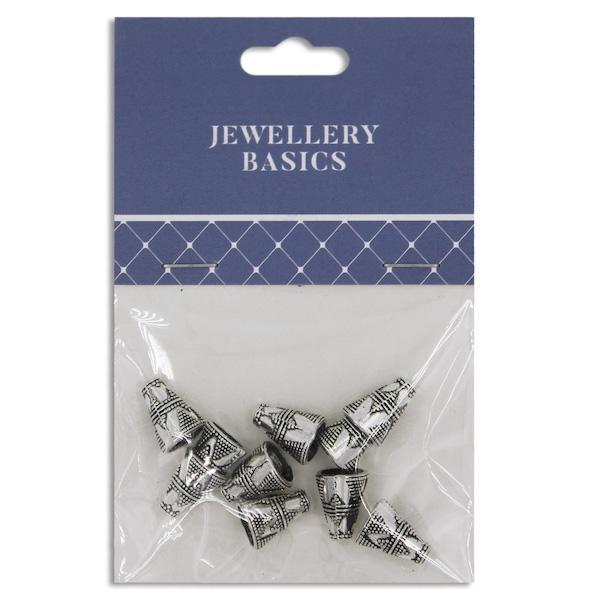 Multistrand Connector, Silver- 10pc- Sullivans