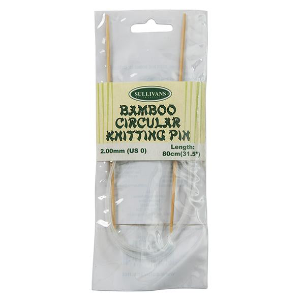 Circular Bamboo Needles 80cm