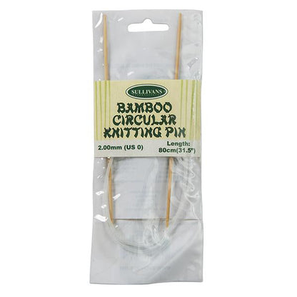 Circular Bamboo Needles 80cm