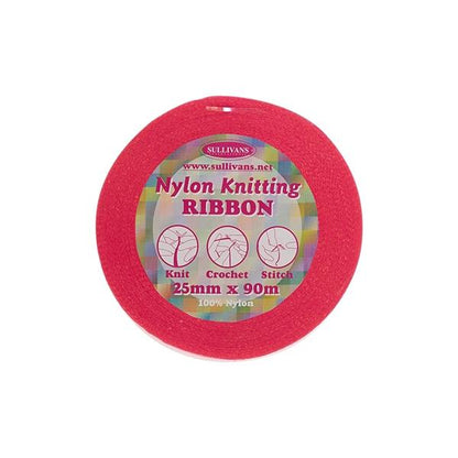 Sullivans Nylon Knitting Ribbon, 25mm x 90m
