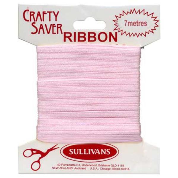 Crafty Saver Satin Ribbon, 3mmx7m