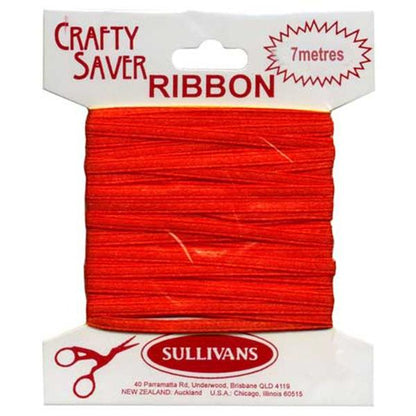 Crafty Saver Satin Ribbon, 3mmx7m
