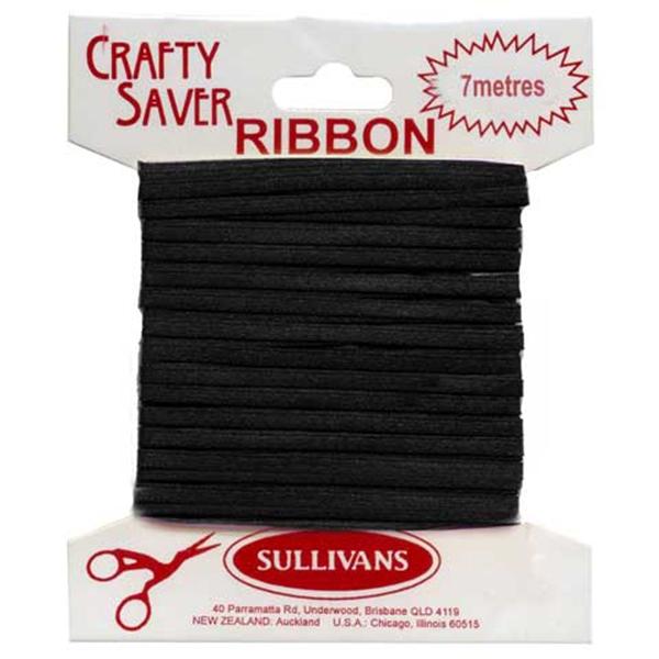 Crafty Saver Satin Ribbon, 3mmx7m