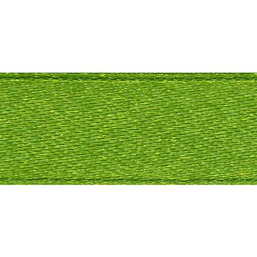 Double Sided Satin Ribbon, Bright Green- 22mm x 3m