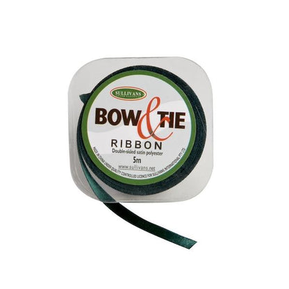 Satin Ribbon, White- 6mm x 5m
