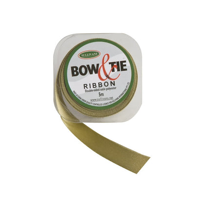 Satin Ribbon, White- 18mm x 5m