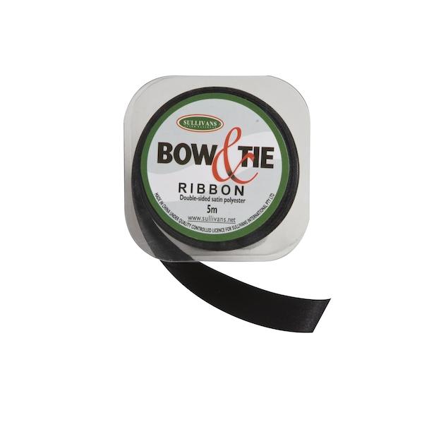 Satin Ribbon, White- 24mm x 5m