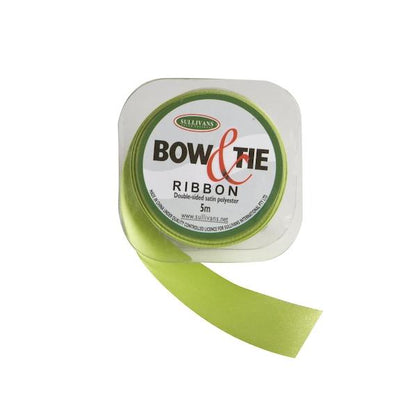 Satin Ribbon, White- 24mm x 5m