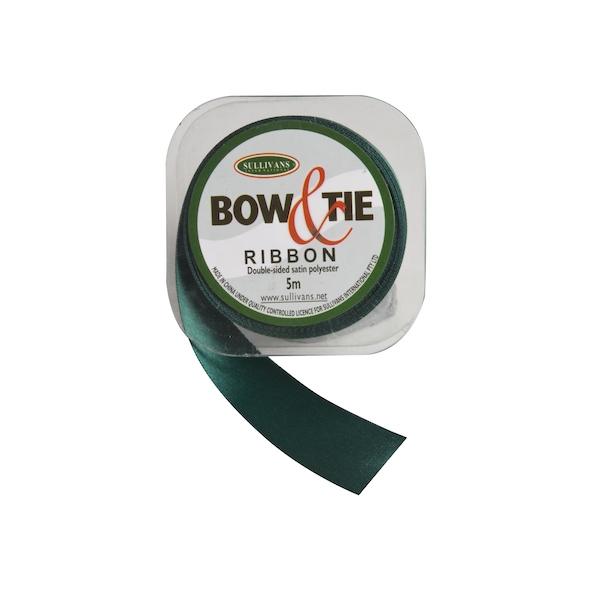 Satin Ribbon, White- 24mm x 5m