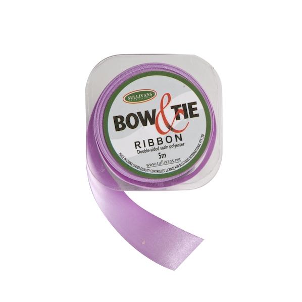 Satin Ribbon, White- 24mm x 5m