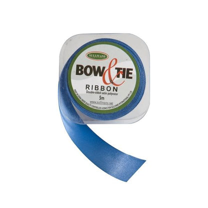 Satin Ribbon, White- 24mm x 5m