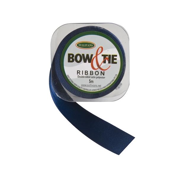 Satin Ribbon, White- 24mm x 5m