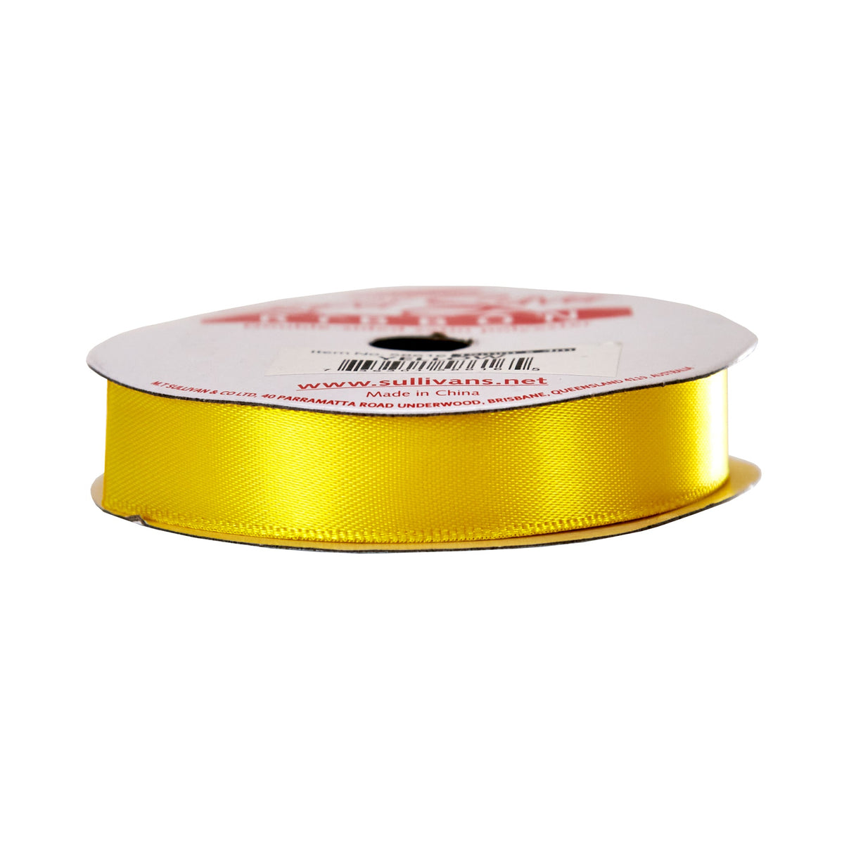 Sullivans Spool Ribbon, Yellow- 15mm