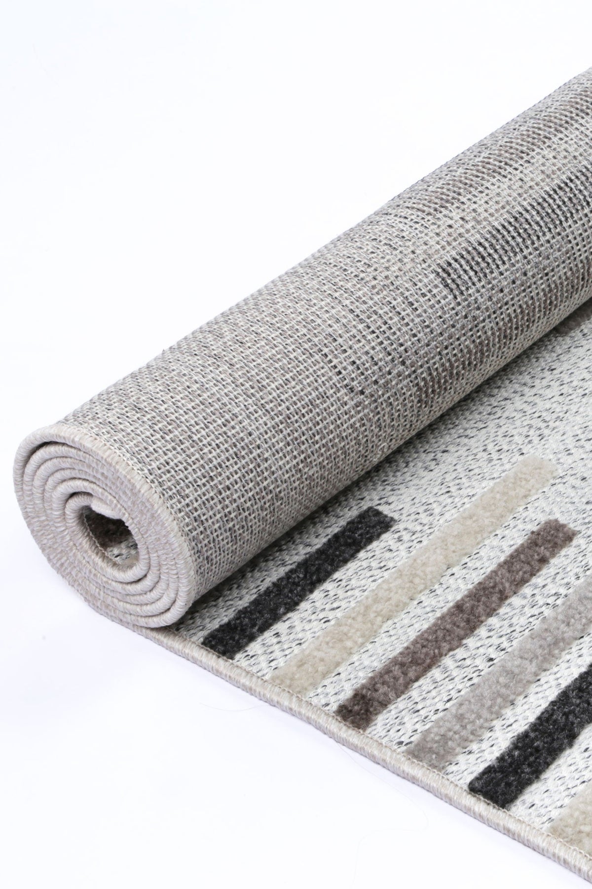 Mars Attica Diamond Stone and Grey Rug